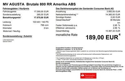 MV Agusta Top Angebot vom 23.04-03.05.2018 bei ihrem MV Vertragshändler in Berlin! - Bild 8