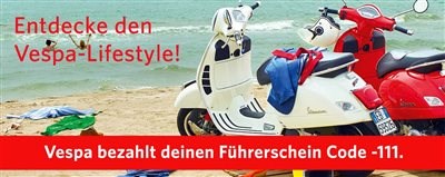 Entdecke den Vespa Lifstyle !