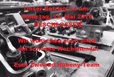 Samstag, 12. Mai 2018