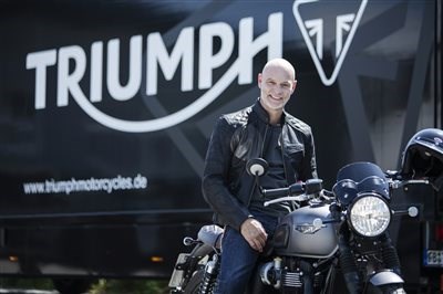 Triumph Markenbotschafter Simon Licht
