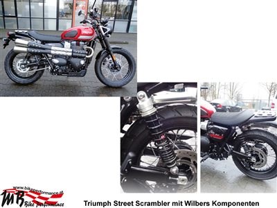 Triumph Street Scrambler: Wilbers Optimierungen erhältlich!