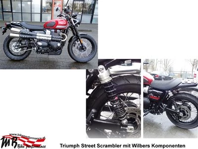 Triumph Street Scrambler: Wilbers Optimierungen erhältlich! Bild 1: Triumph Street Scrambler: Wilbers Optimierungen erhältlich!