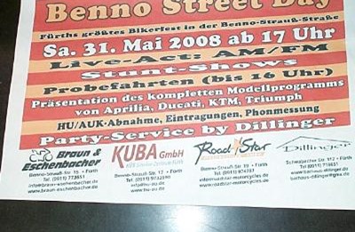 BENNO-STREET-DAY am Samstag, 31.05.2008