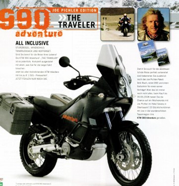 KTM 990 ABS ADVENTURE JOE PICHLER
