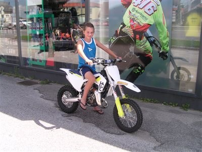 Devin  und sein neues Bike!