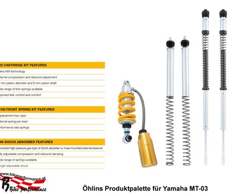 Yamaha MT-03: Edelste Öhlins Komponenten erhältlich!
