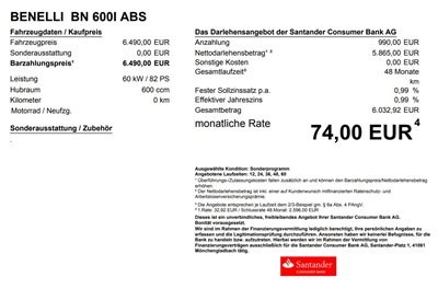 A.T.T.-Sommer Spezial Einzelpreise für Benelli-Fantic-MV Agusta und Mash Motorräder! - Bild 4