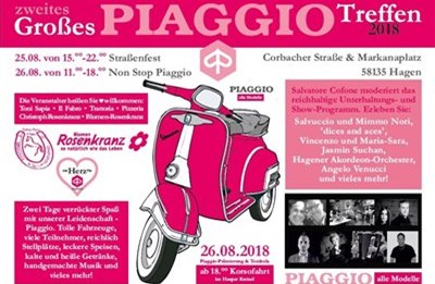 Straßenfest Piaggio-Vespa-Ape-Treffen