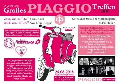 Straßenfest Piaggio-Vespa-Ape-Treffen