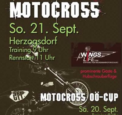Motocross Neusserling SA 20. und SO 21. September