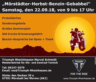Mörstädter-Herbst-Benzin-Gebabbel 