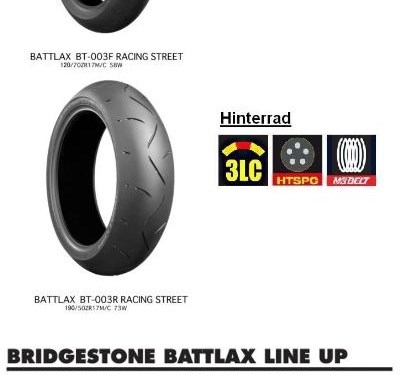 BRIDGESTONE Battlax BT003 Racing Street 