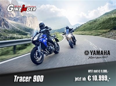 Yamaha Tracer 900 ab € 10.990.- 