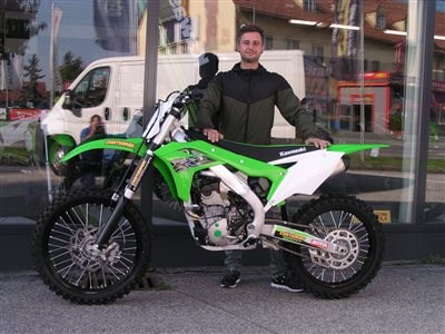 Kawasaki  KX 250 mit neuen Bestimmungsort