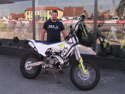 Übergabe eienr Husqvarna TE 250 i / 2019