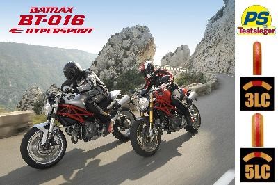 Monster schwören auf Bridgestone BT016