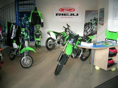 Kawasaki KX- Modelle 2009 bei Rameis- Racing