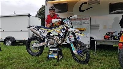 Patrick mit neuer Enduro-Waffe