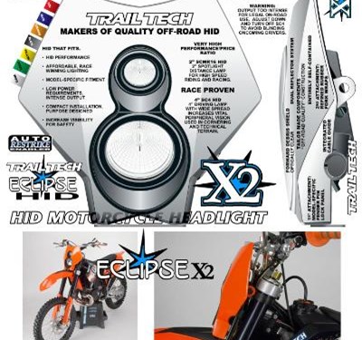 Trail Tech X2 Eclipse Xenon Scheinwerfer ist ab sofort lieferbar!