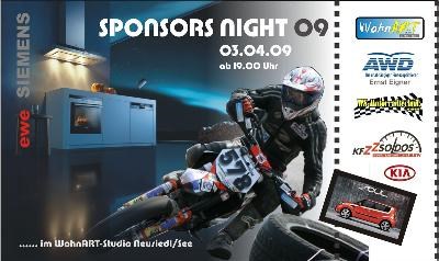 Sponsorsnight am 03.04.2009