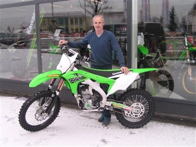 KX-Trophy Sieger holt sein neues Bike ab!