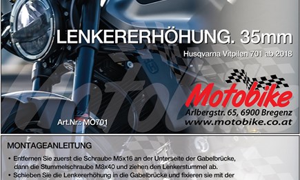 VITPILEN 701 - Lenkererhöhung