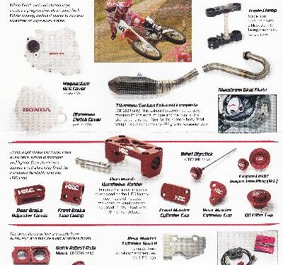 HRC Veredelungsteile für HONDA CRF 250 und CRF 450 2010!