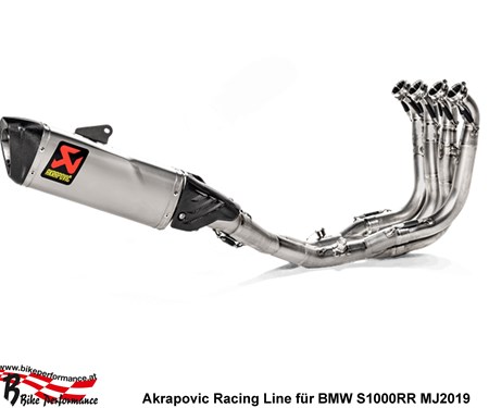 BMW S1000RR 2019: Akrapovic Evolution und Racing Line Auspuffsystem erhältlich!