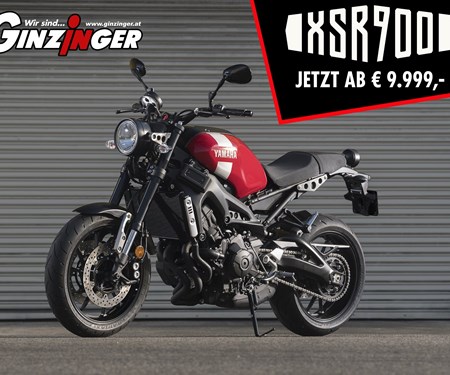 Yamaha XSR 900 ab € 9.999,- jetzt bei Zweirad Ginzinger in allen Filialen