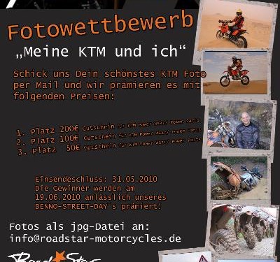Fotowettbewerb "Meine KTM und ich"
