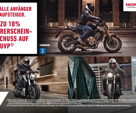 Honda Semmler - Führerschein Aktion 2019