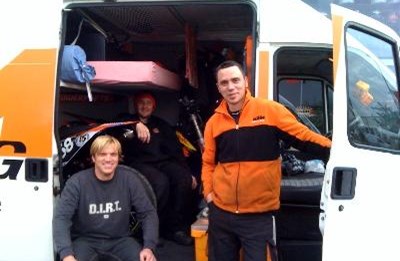 Das Road Star Werkstatt-Team beim Supermoto-Grenzland-Cup