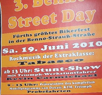 Benno-Street-Day am Samstag, 19.06.2010