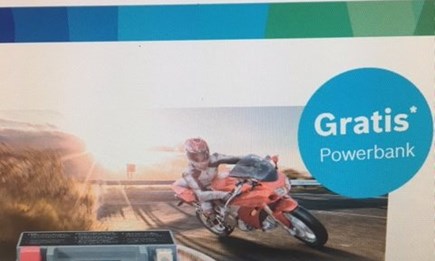 Gratis Powerbank bei kauf einer Bosch M Li-ion Batterie