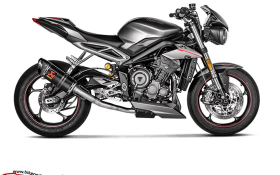 Triumph Street Triple 765: Zwei Akrapovic Slip On Varianten erhältlich! - Bild 2