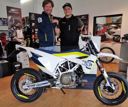 >>>HUSQVARNA 701 SUPERMOTO - AUSLIEFERUNG<<<