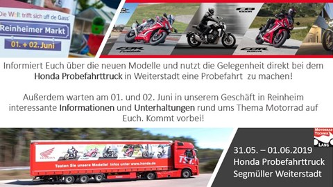 Probefahrttruck & Ausstellung Segmüller, Reinheimer Markt 