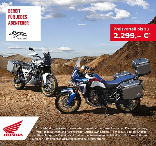 Honda Semmler - Africa Twin Travel Edition Bild 1: Honda Semmler - Africa Twin Travel Edition