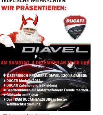 &#214;STERREICHPREMIERE DUCATI DIAVEL