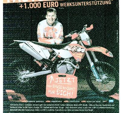 1.000,--Euro Werksunterst&#252;tzung bei der KTM Factory Edition!