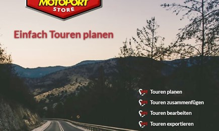 MOTORRADTOURENPLANER POWERED BY MOTOPORT