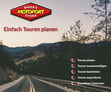 MOTORRADTOURENPLANER POWERED BY MOTOPORT