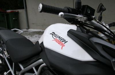 TRIUMPH 800 TIGER BEI IL MOTO EINGETROFFEN