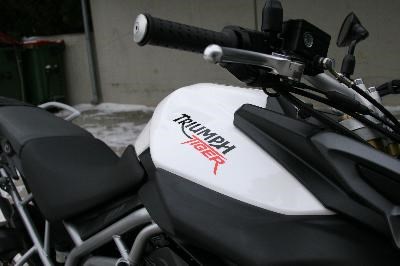 TRIUMPH 800 TIGER BEI IL MOTO EINGETROFFEN