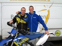 Rudi Pöschl auf einer Rameis Husaberg 