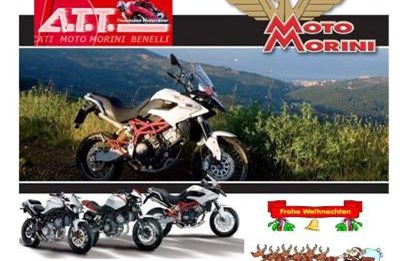Frohes Weihnachtsfest vom A.T.T.Team und für die Moto Morini Fans eine frohe Nachricht für 2011!