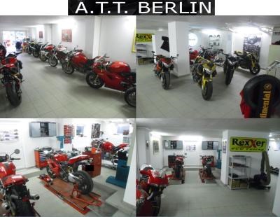 Bei A.T.T Berlin sind die Umbauarbeiten Werkstatt/Geschäft fertig.Sorry wenn ich einige wegen Abholung des Motorrades vertrösten mußte.