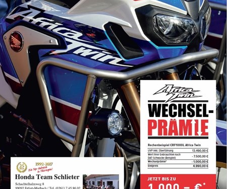 Aktionswochen beim Honda Team Schlieter im Juni 2019