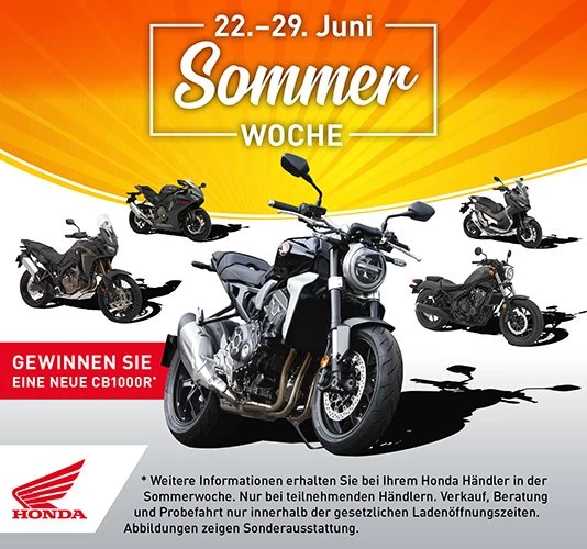 Honda Semmler - Sommer Wochen Bild 1: Honda Semmler - Sommer Wochen