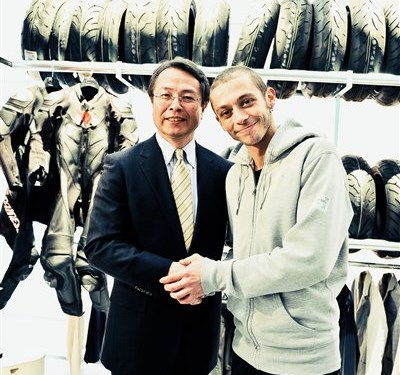 Valentino Rossi Berater bei Bridgestone